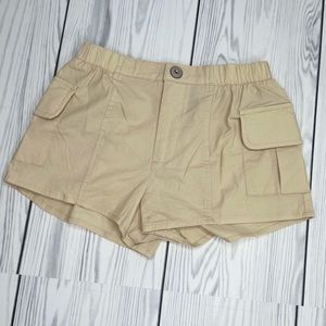 Girls' High-Rise Cargo Shorts - art class